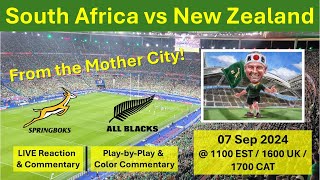 South Africa vs New Zealand  Rugby Championship  07 Sep 2024 [upl. by Seely]