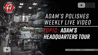 Tour of Adams Polishes Headquarters in Thornton CO [upl. by Nayrbo452]