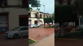 Parque central de Comalcalco Tabasco Día nublado y lluvioso ⛈️ [upl. by Noitsirhc891]