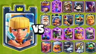 NUEVA DUQUESA de DAGAS vs TODAS LAS CARTAS  NUEVA CARTA  Clash Royale [upl. by Cogen121]