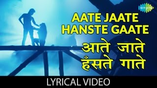 Aate Jaate with lyrics  आते जाते गाने क बोल  Maine Pyar Kiya  Salman Khan Bhagyashree [upl. by Lepine814]