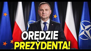 Orędzie Prezydenta Andrzeja Dudy NaŻywo [upl. by Sanborn]