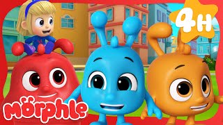 Blue Orange and Red Colorful Morphles 🌈  Cartoons for Kids  Mila and Morphle [upl. by Galatia]