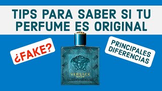 Versace Eros original vs Fake Principales maneras de diferenciarlos [upl. by Yessak]