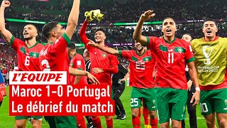 Maroc 10 Portugal  Le débrief de la qualification historique du Maroc Coupe du monde 2022 [upl. by Aduhey]