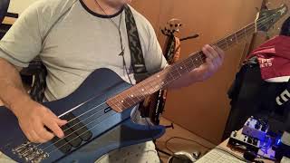 PRONG quotSnap ypur fingers snap your neckquot  BASS COVER [upl. by Ayekin]