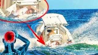 SLAMMED Into the FLOOR Haulover Inlet Yachts and Boats [upl. by Crenshaw40]