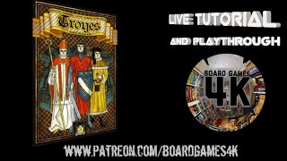 Troyes  Ladies of Troyes Board Game 3 Player Live PlaythroughTutorial [upl. by Gualtiero360]