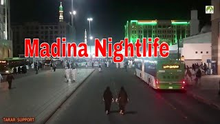 Traveling Saudi Arabia Streets NightLife in Madina [upl. by Nielsen]