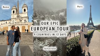 OUR EPIC EUROPEAN TOUR France Italy Germany Switzerland Austria amp Netherlands in 12 days [upl. by Niven327]