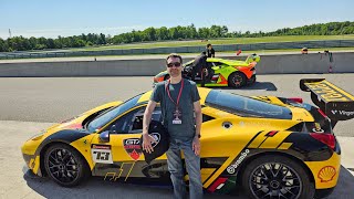 Rent a Racecar Ferrari 458 Challenge at CTMP Development Track [upl. by Norrahs64]