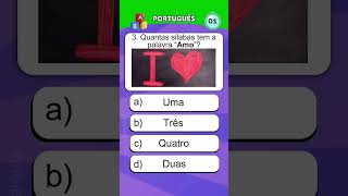 Perguntas e respostas de Português  Quiz [upl. by Ielak426]