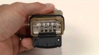 Operating the Magnum® M175 SetYourOwn Combination Lock [upl. by Anali906]