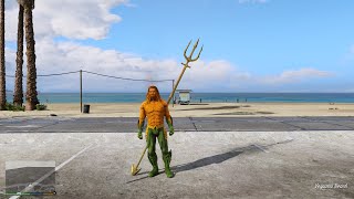 Ghost Rider script mod mixed with the Aquaman script mod GTA 5 [upl. by Orvan262]