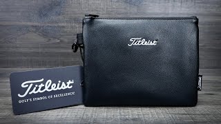 Titleist Valuables Golf Pouch Review  is it worth it [upl. by Aihsad]