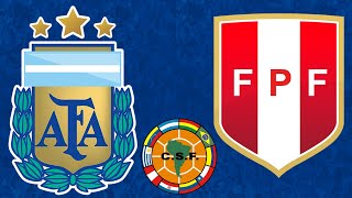 ARGENTINA VS PERU  FECHA 12 ELIMINATORIAS SUDAMERICANAS 2026 [upl. by Aisanahta]