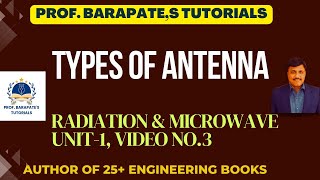 TYPES OF ANTENNA [upl. by Nnyltiac]