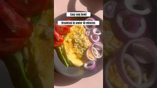 easy egg breakfast Spinach and eggs easybreakfast eggs breakfastideas [upl. by Aigneis947]