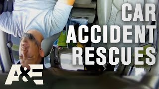 Car Accident Rescues  Top 8 Moments  Road Wars  AampE [upl. by Barabbas]