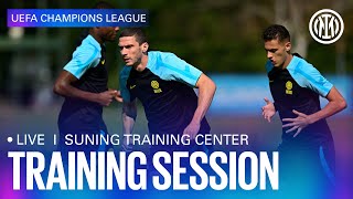 🔴 LIVE TRAINING  1 DAY UNTIL INTER  BARCELLONA ⚫🔵 IMInter InterBarcellona [upl. by Ashbey]