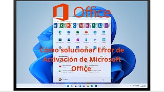 Cómo solucionar Error de Activación de Microsoft Office 2024  ACTIVACIÓN DE OFFICE  Legal  2024 ✅ [upl. by Auburn]