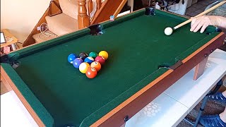 10 ball pool run on 3ft pool table 2 [upl. by Aihtnys539]