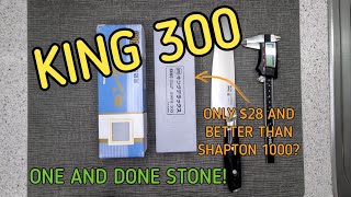 King 300 Whetstone possibly the only stone youll ever need Knives and Sharpening [upl. by Naitsirhc]