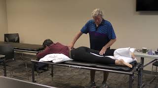 Correcting a Posterior Sacral Torsion with Erl Pettman [upl. by Burleigh]