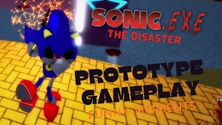 Sonicexe The Disaster Old Prototype Gameplay Funny Moments [upl. by Chipman]