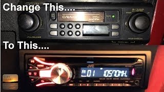 HowTo Install a Stereo in a 19731987 Chevy Truck Crew Cab Blazer or Suburban [upl. by Cordey]