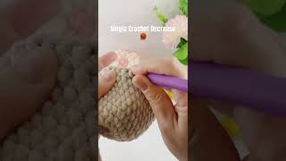 Secrets of Single Crochet Decrease Revealed shortscrochet [upl. by Ayrotal409]