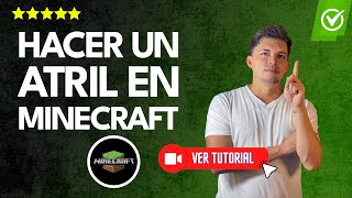 ¿Cómo HACER un ATRIL en Minecraft  💻Intercambiar y leer libros📖 [upl. by Anned]