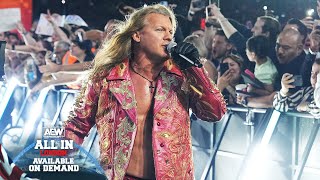 Chris Jerichos Performance at Wembley Stadium  AEW All In London 82723 [upl. by Ettenaj]