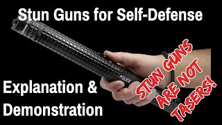 Stun Guns for Self Defense Explanation and Demonstration Wife Stuns Husband Stun Gun  Not a Taser [upl. by Bagley202]