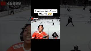 Speed Reacts To Connor McDavid🤣🏒 [upl. by Kcaj59]