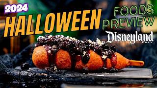 Disneyland 2024 Halloween Food Preview  Disneyland  MagicalDnA [upl. by Akemrej]