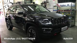 Jeep Compass 2018  Rack Thule WingBar  Rack Thule Jeep Compass  Auto330 Acessórios [upl. by Sebastien]