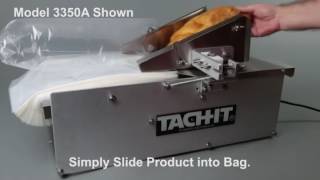 TachIt 3350  3350A Wicketed Bag Opening Machine [upl. by Norrehc730]