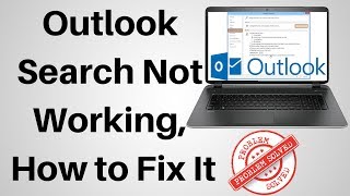 How to Fix Outlook Search Not Working [upl. by Trah]