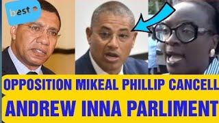 MIKEAL PHILLIPS SLAM ANDREW  OPPOSITION MEET WITH HOTEL WORKERS ON STRIKE [upl. by Eelrehpotsirhc428]