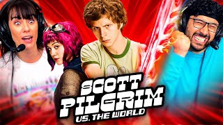 SCOTT PILGRIM VS THE WORLD 2010 MOVIE REACTION First Time Watching Full Movie Review [upl. by Cioban36]