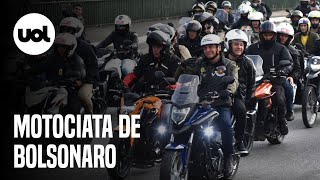 â€œMotociataâ€ de Bolsonaro reÃºne milhares em SP e tem coro contra Doria veja como foi o evento [upl. by Ahsaet]