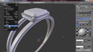 Blender Tutorial  Emerald Ring [upl. by Eelibuj]