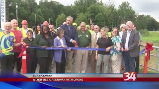 MixedUse Greenway Path Opens [upl. by Elston65]