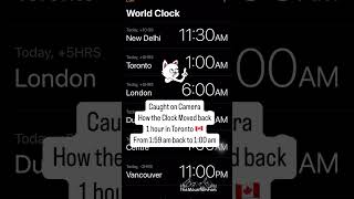 Clocks go back to 1 hour at 2am  Live changes daylightsavings viral shorts live youtubeshorts [upl. by Htebyram]