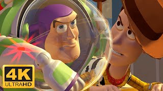 Toy Story 1995 Woody amp Buzz Meet For The First Time Remastered 4K 60FPS [upl. by Aseena368]