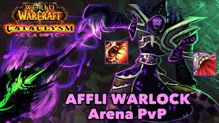 AFFLICTION WARLOCK PvP 2700  WoW Cataclysm [upl. by Ynohtnakram]