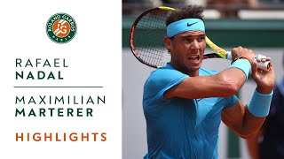 Rafael Nadal vs Maximilian Marterer  Round 4 Highlights I RolandGarros 2018 [upl. by Nosduj]