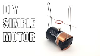 Build a Simple Electric Motor  Science Project [upl. by Teryn]