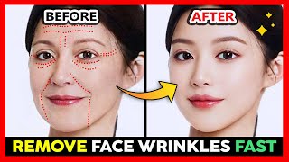 Remove Face Wrinkles Quickly  AntiAging Face Massage for Deep Wrinkles Look Younger [upl. by Emogene]